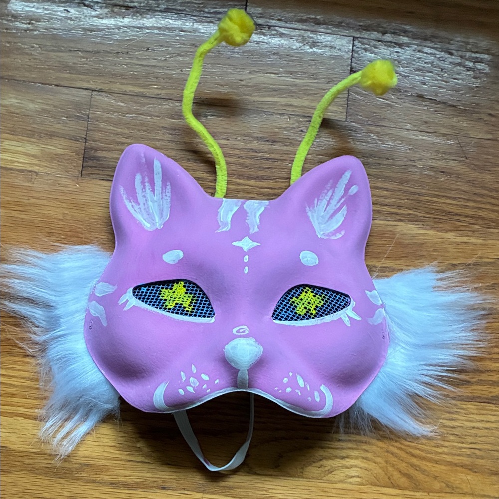 Alien therian cat mask🌸🐾